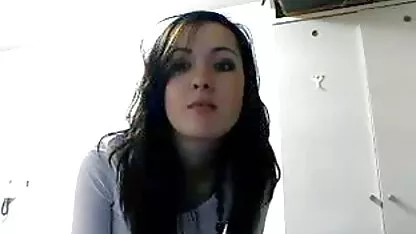 Em bé dễ thương ngón tay lòng cô ấy sec phim sec quyến rũ